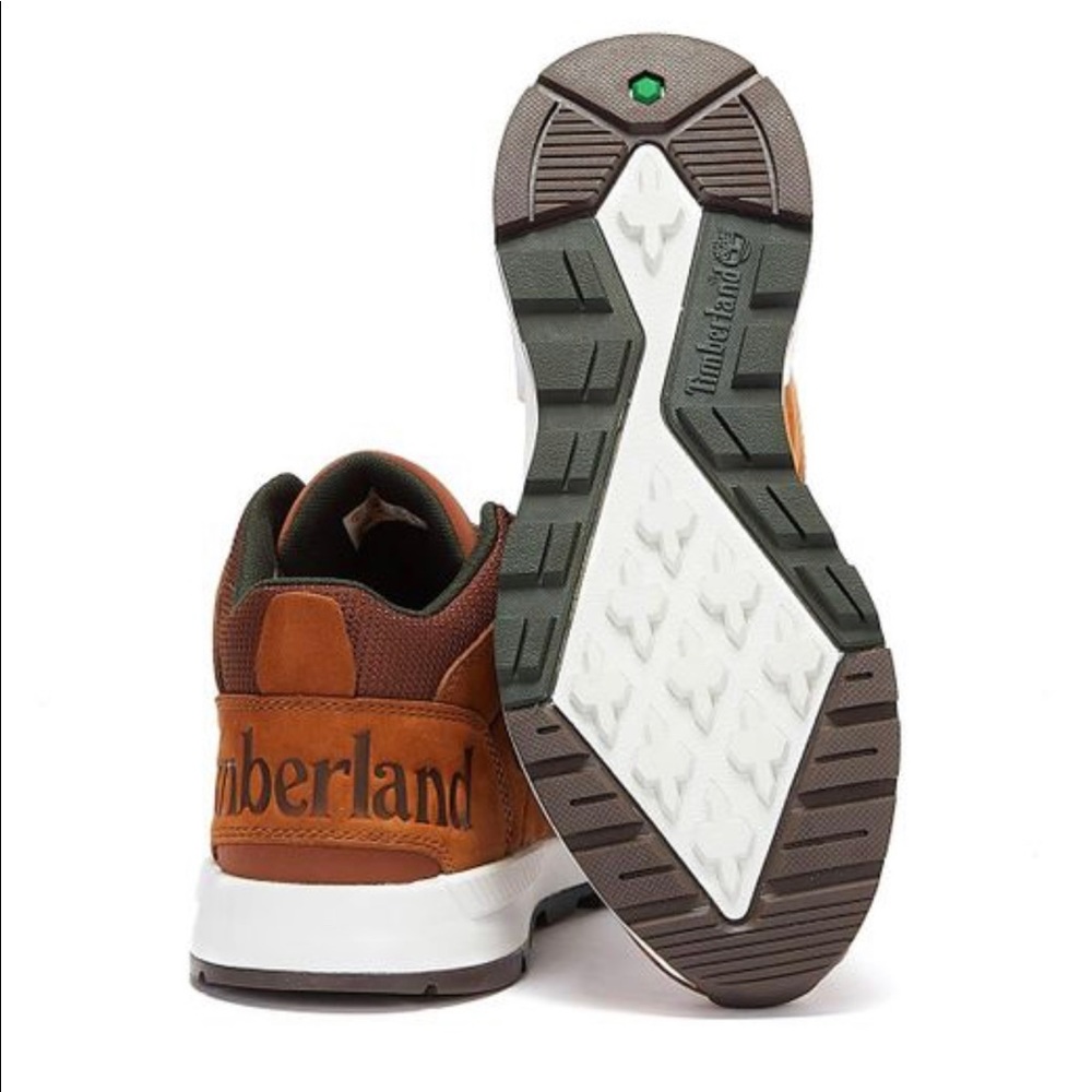 🆕 Timberland Men's Brown Sprint Trekker Nubuck Mid Rust Boots - Picture 6 of 6